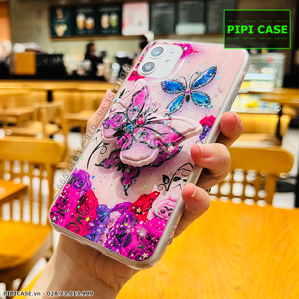 Ốp Lưng iPhone 11 - Iring Butterfly - Tím