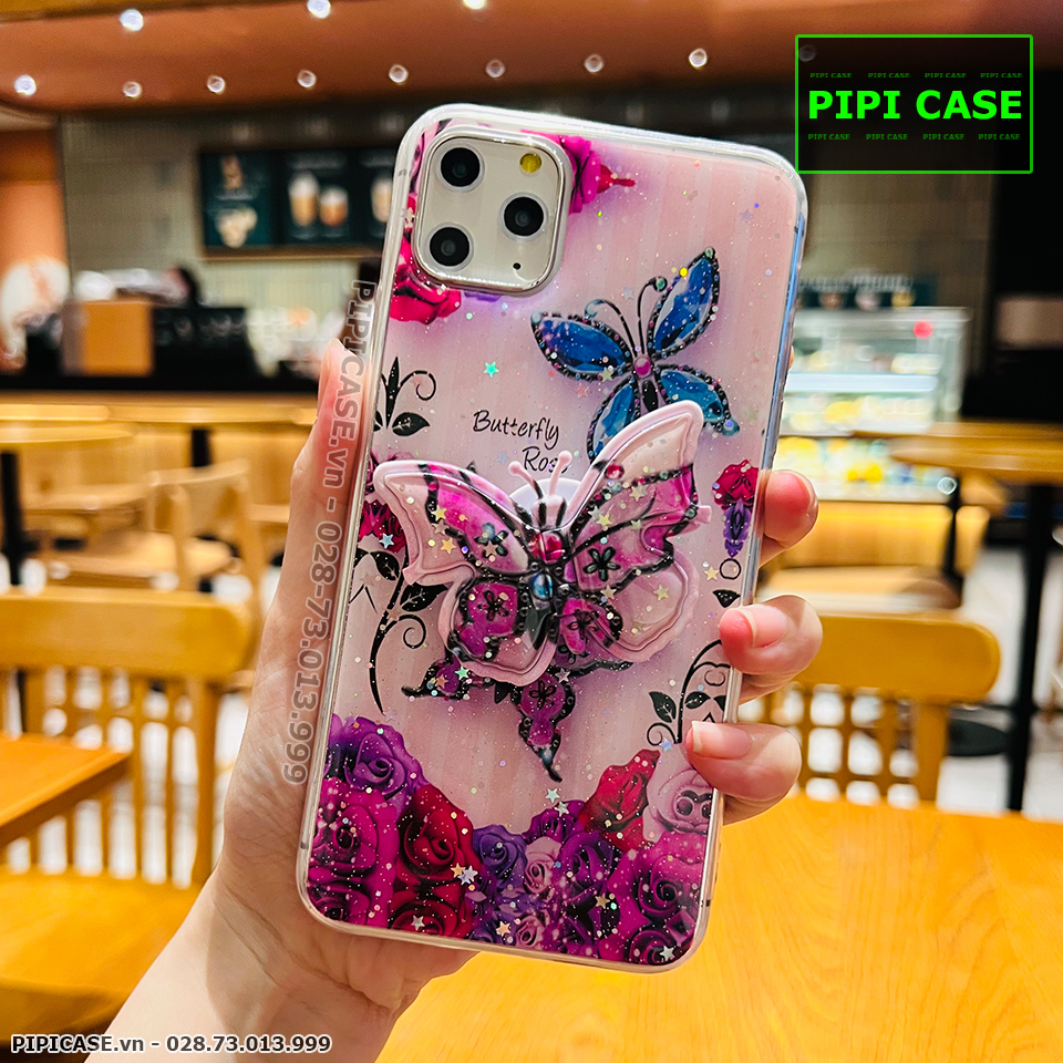 Ốp Lưng iPhone 11 Pro Max - Iring Butterfly - Tím