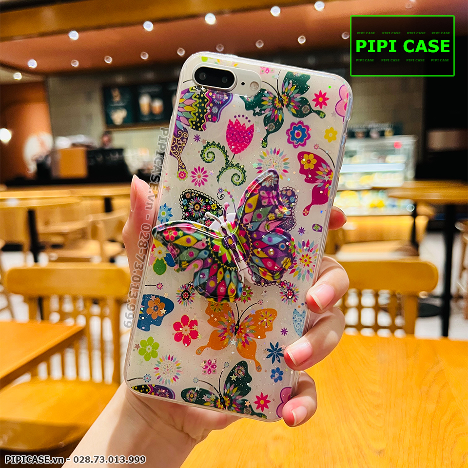 Ốp Lưng iPhone 8 Plus - Iring Butterfly - 7 Màu