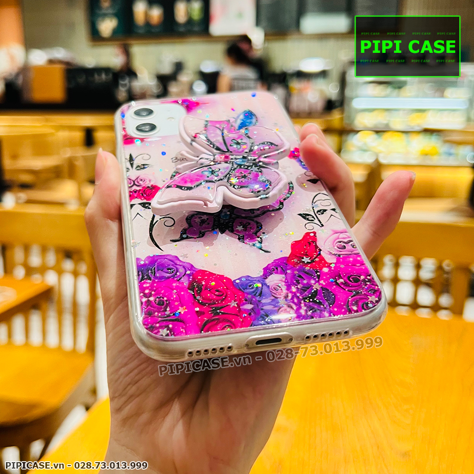 Ốp Lưng iPhone 11 - Iring Butterfly - Tím
