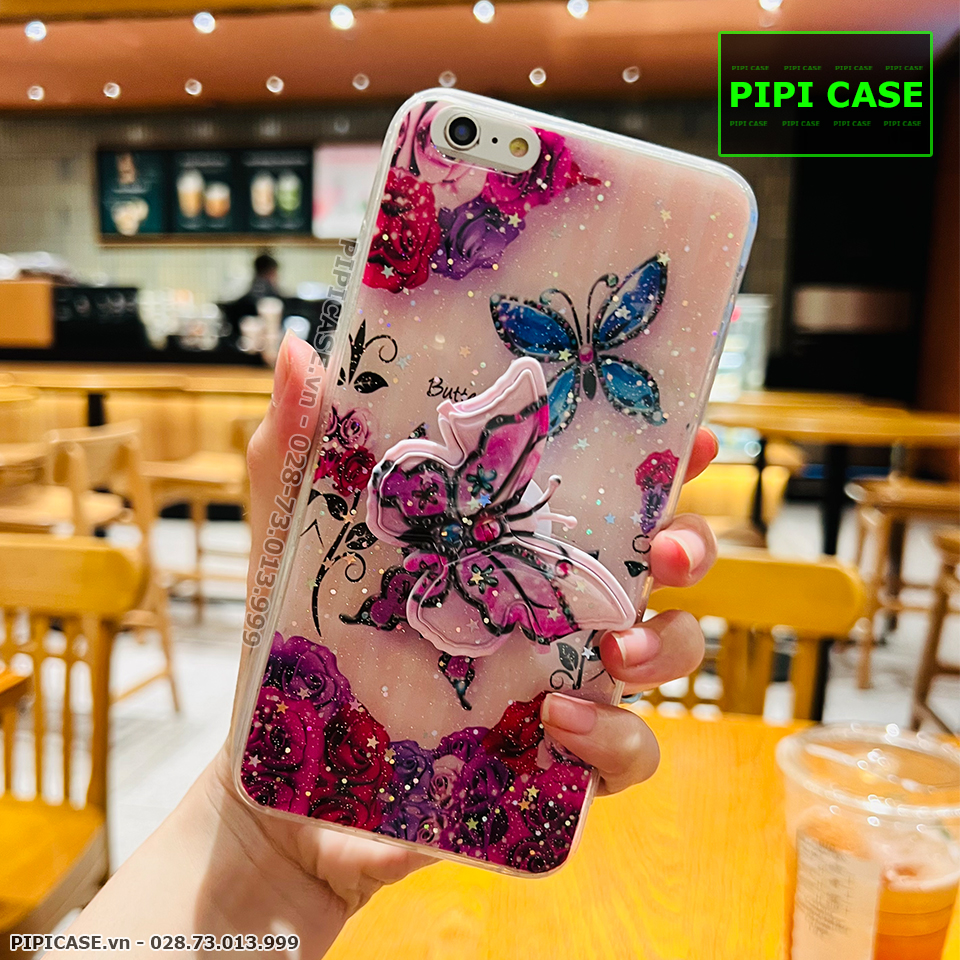 Ốp Lưng iPhone 6 Plus / 6S Plus - Iring Butterfly - Tím