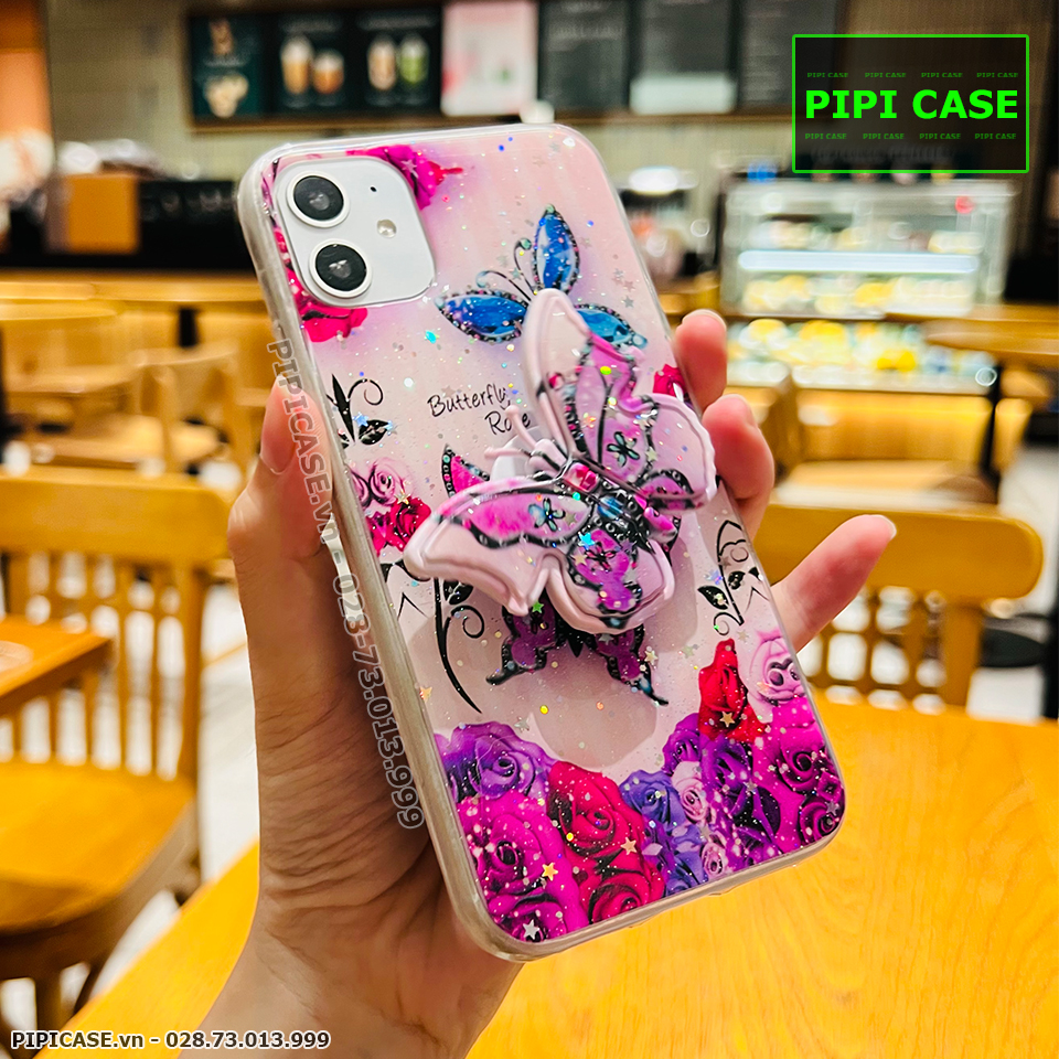 Ốp Lưng iPhone 11 - Iring Butterfly - Tím