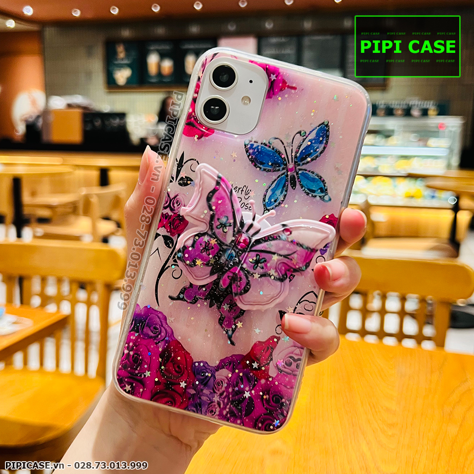 Ốp Lưng iPhone 11 - Iring Butterfly - Tím