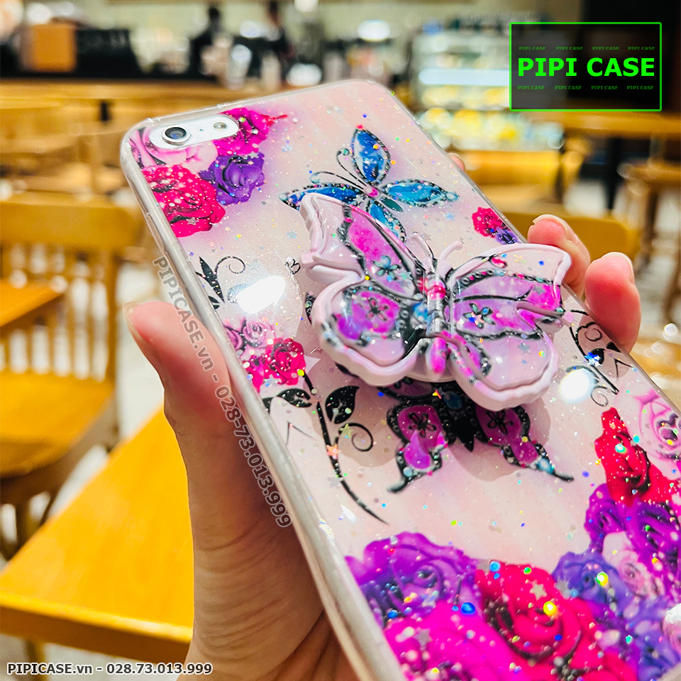Ốp Lưng iPhone 6 Plus / 6S Plus - Iring Butterfly - Tím