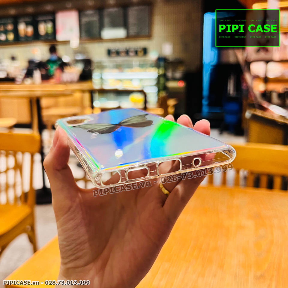 Ốp Lưng Samsung Note 10 Plus - Butterfly - Xanh Lá