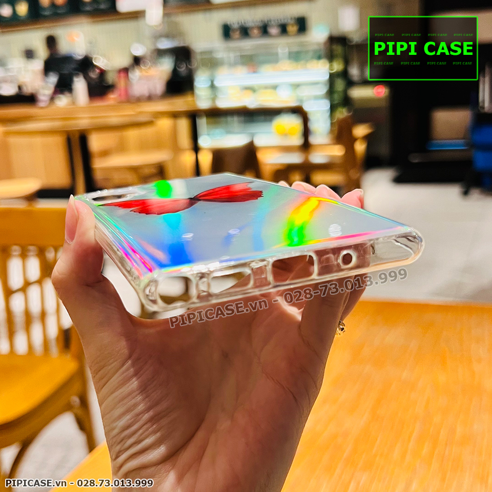Ốp Lưng Samsung Note 10 Plus - Butterfly - Đỏ