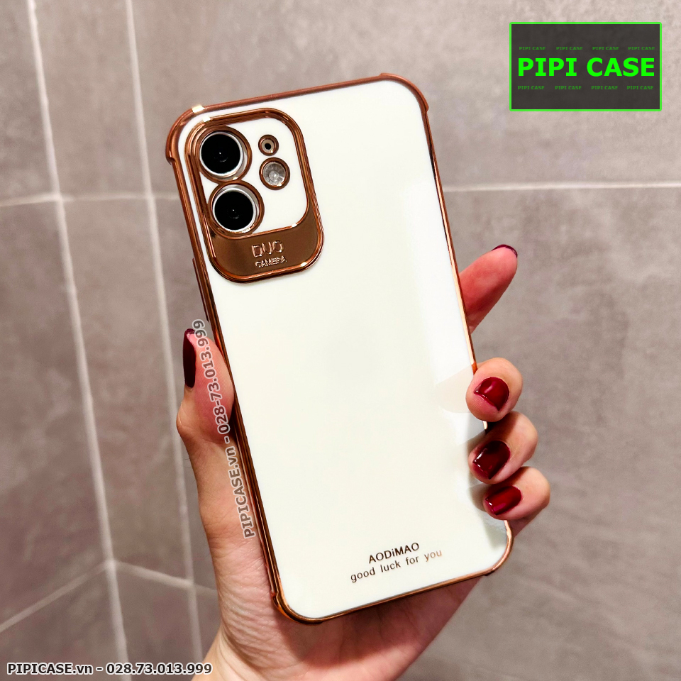 Ốp Lưng iPhone 12 - Luxury - Trắng