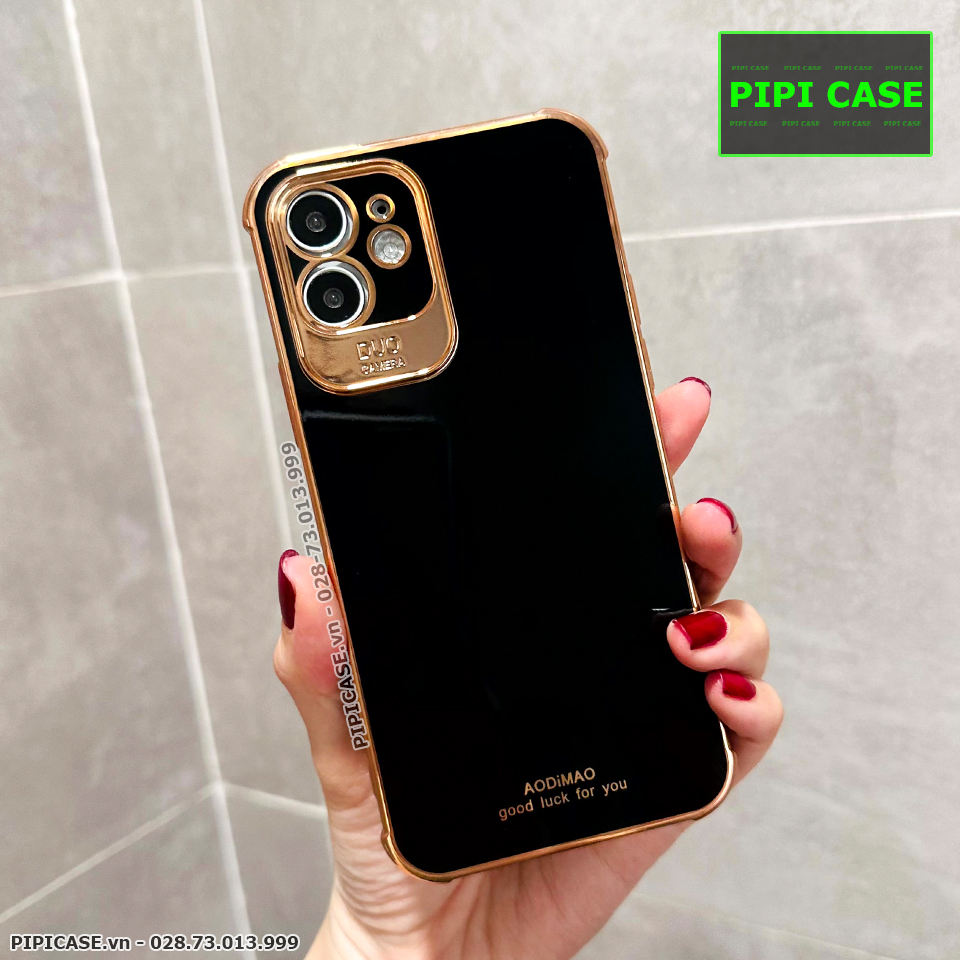 Ốp Lưng iPhone 12 - Luxury - Đen