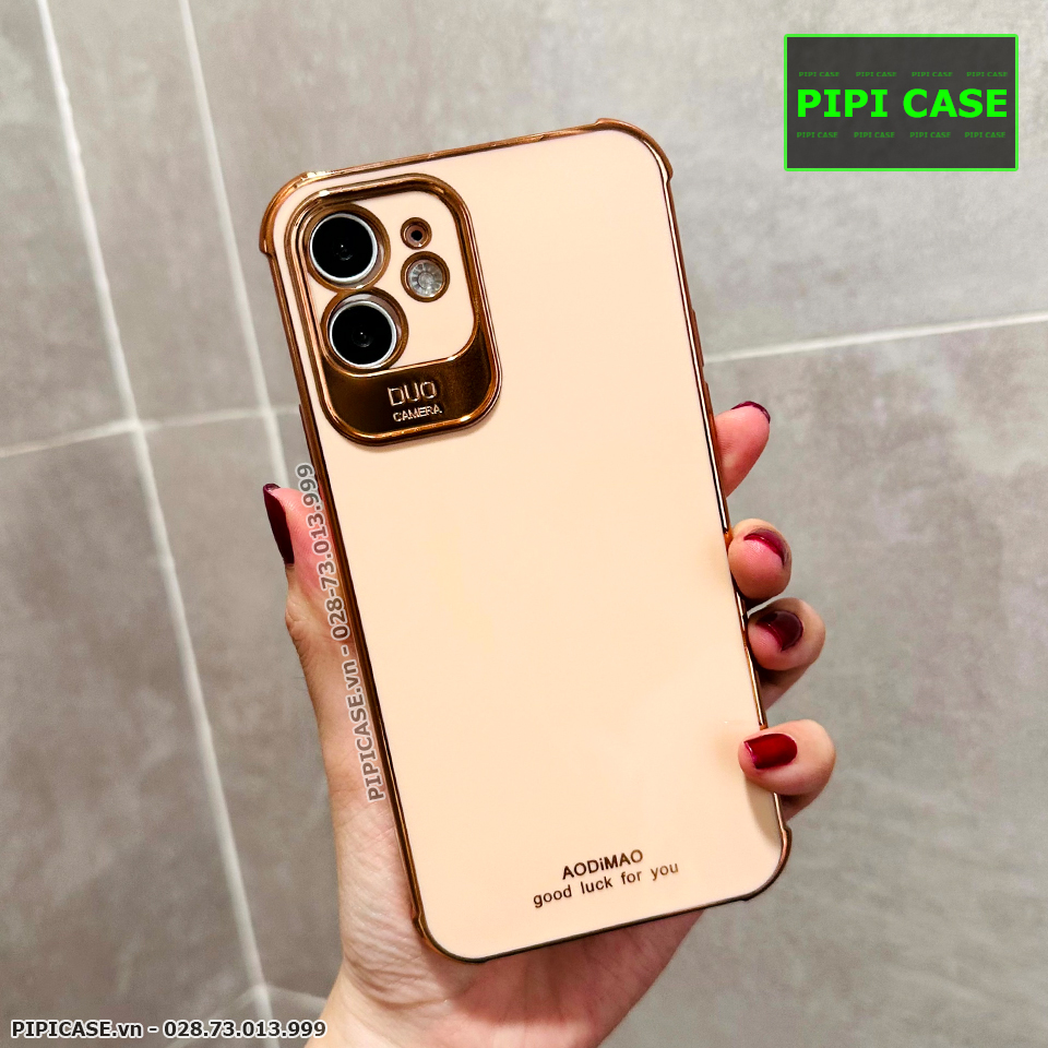 Ốp Lưng iPhone 12 - Luxury - Vàng