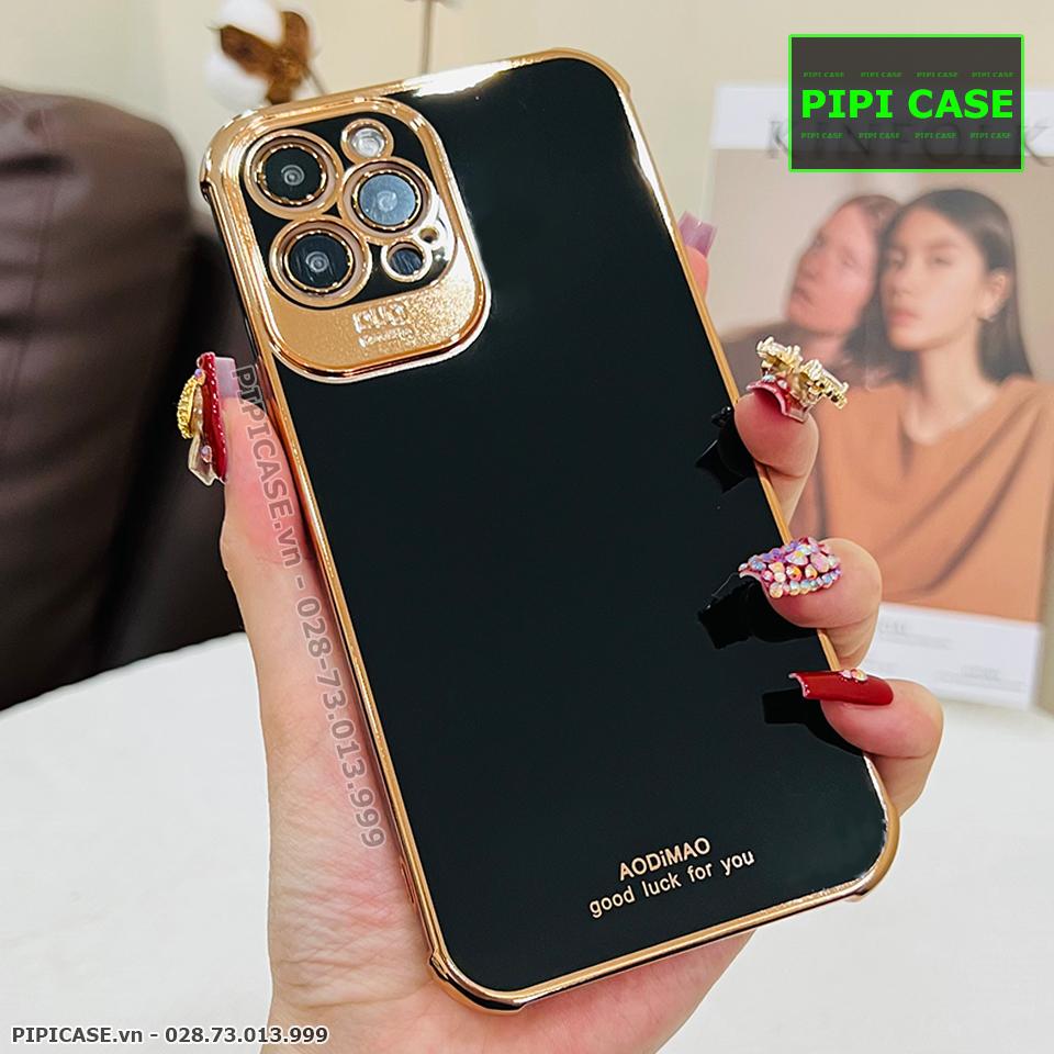Ốp Lưng iPhone 12 Pro Max - Luxury - Đen