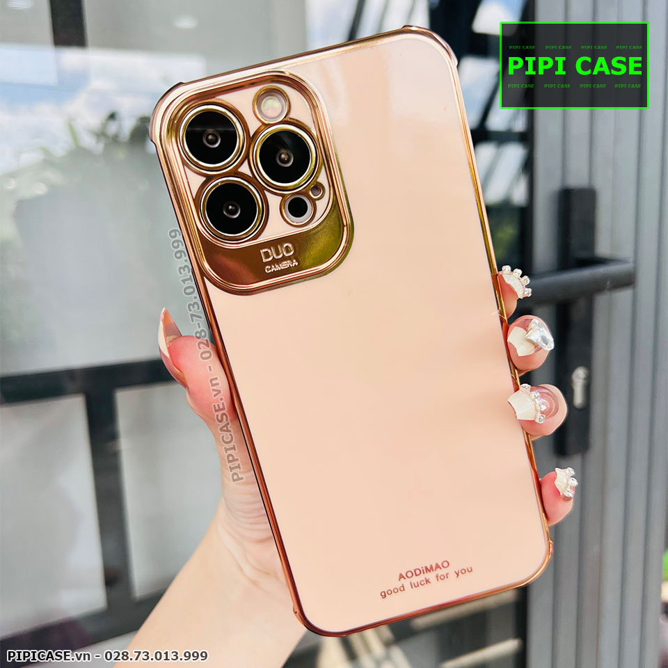Ốp Lưng iPhone 13 Pro Max - Luxury - Vàng