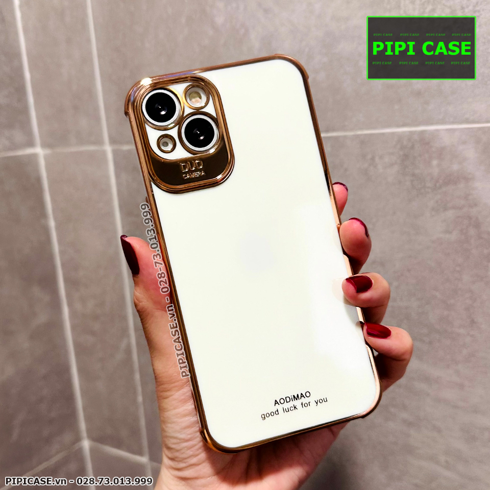 Ốp Lưng iPhone 13 - Luxury - Trắng