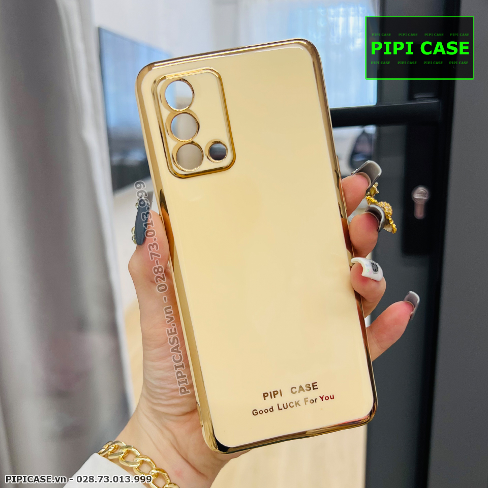 Ốp Lưng Oppo A74 4G - Royal - Vàng