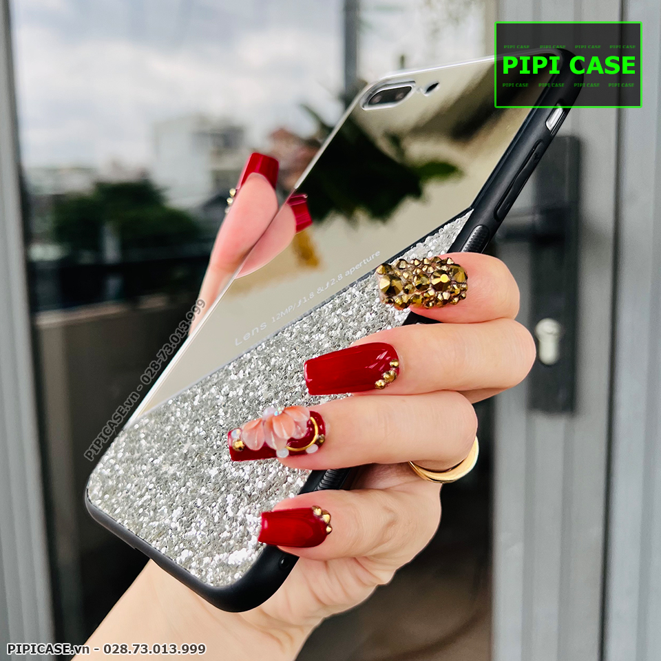 Ốp Lưng iPhone 7 Plus / 8 Plus - Super Diamond - Bạc