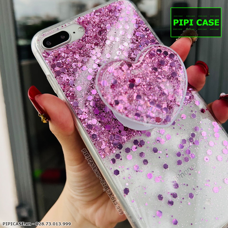 Ốp Lưng iPhone 8 Plus - Super Star - Tím