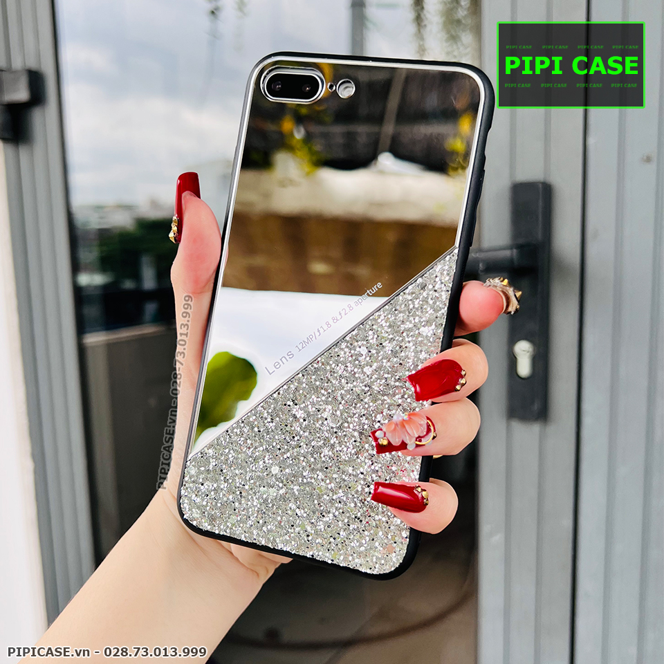 Ốp Lưng iPhone 7 Plus / 8 Plus - Super Diamond - Bạc