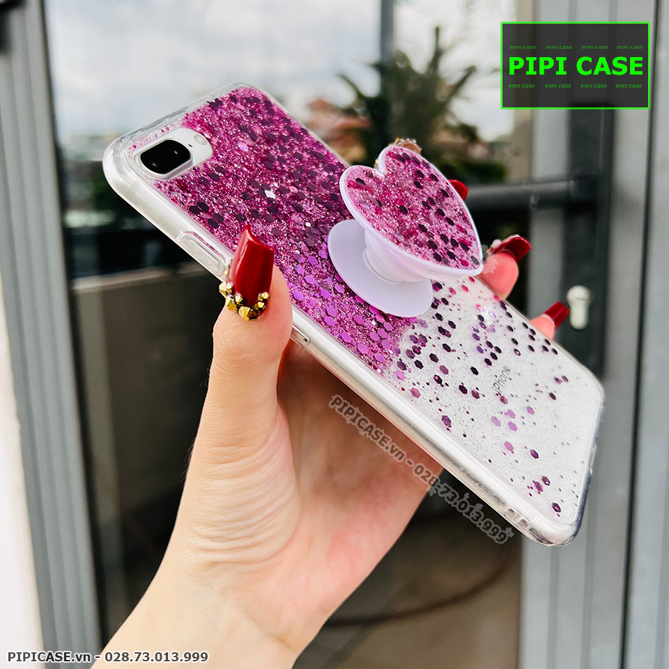 Ốp Lưng iPhone 8 Plus - Super Star - Tím