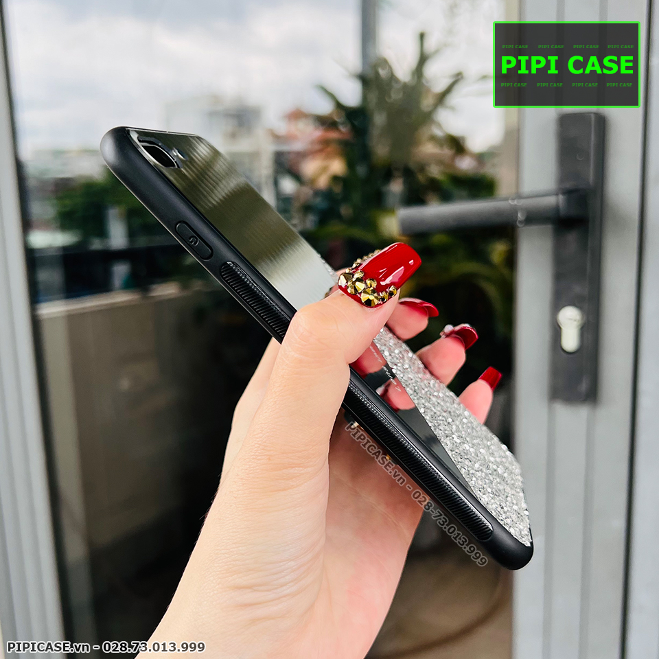 Ốp Lưng iPhone 7 Plus / 8 Plus - Super Diamond - Bạc