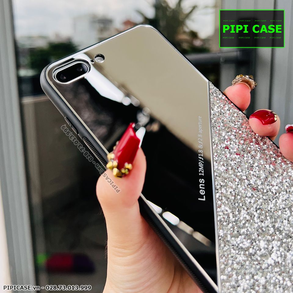 Ốp Lưng iPhone 7 Plus / 8 Plus - Super Diamond - Bạc