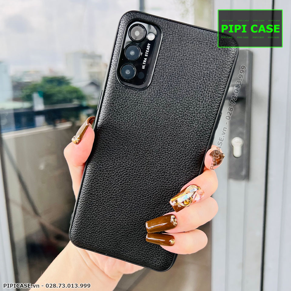 Ốp Lưng Oppo Reno 4 - Robert - Đen