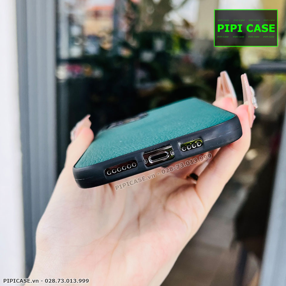 Ốp Lưng iPhone 12 Pro Max - Robert - Xanh Rêu