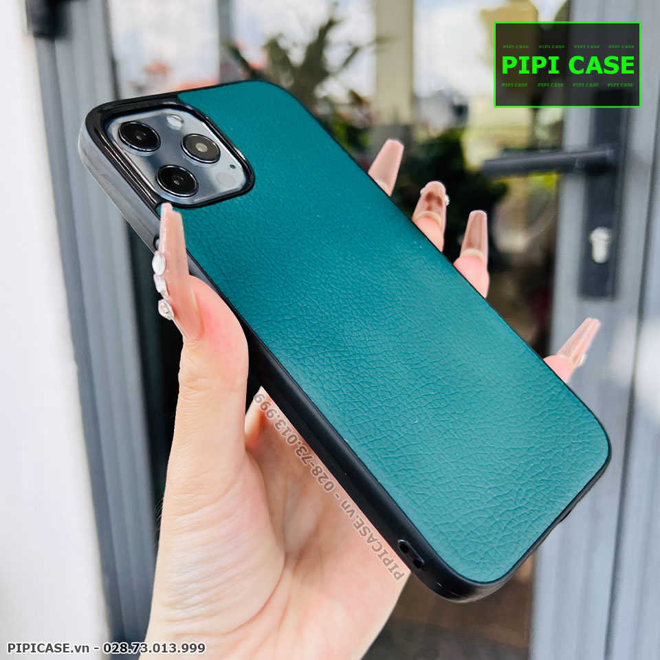 Ốp Lưng iPhone 12 Pro Max - Robert - Xanh Rêu