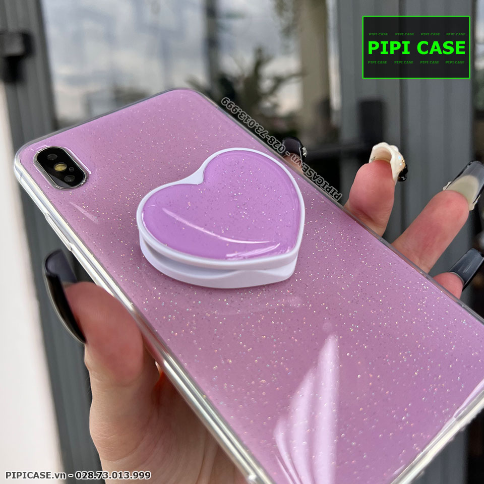 Ốp Lưng iPhone XS Max - Doris - Tím