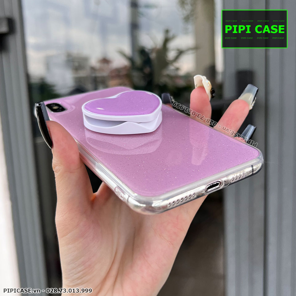 Ốp Lưng iPhone XS Max - Doris - Tím