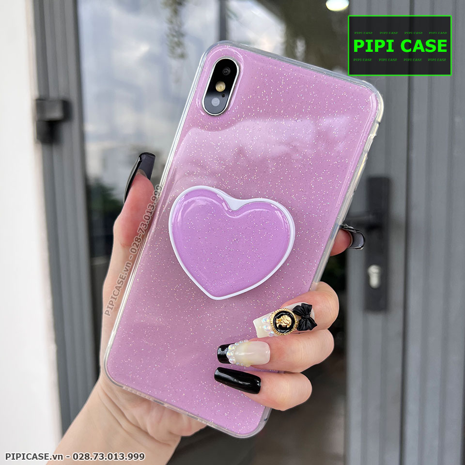 Ốp Lưng iPhone XS Max - Doris - Tím