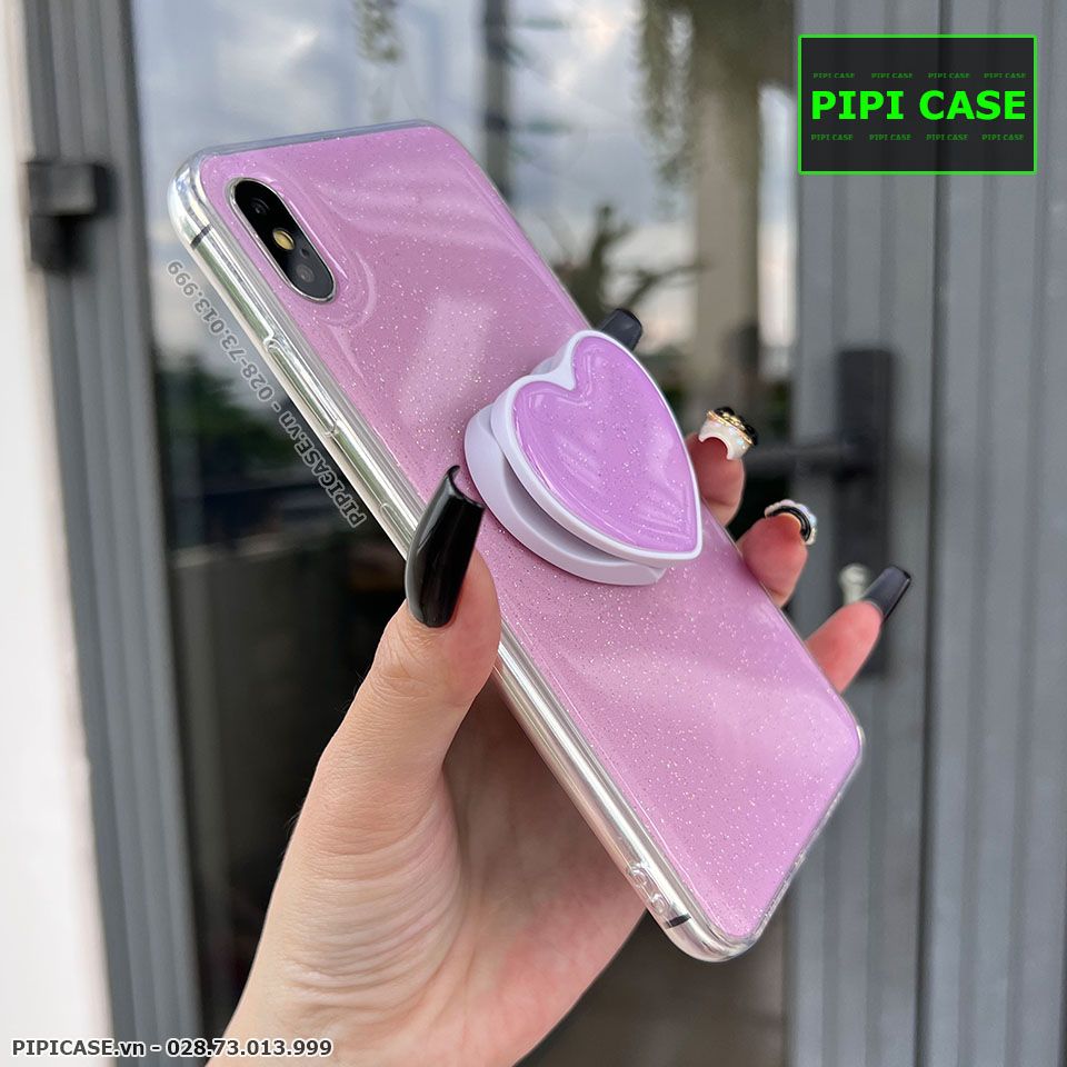 Ốp Lưng iPhone XS Max - Doris - Tím