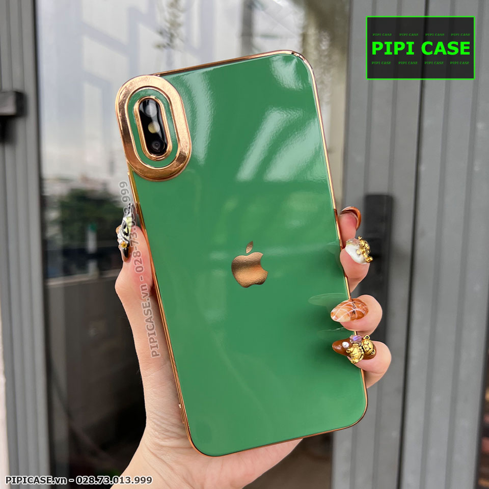 Ốp Lưng iPhone X / XS - Dylan - Xanh Lá