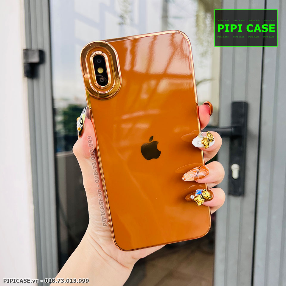 Ốp Lưng iPhone X / XS - Dylan - Nâu