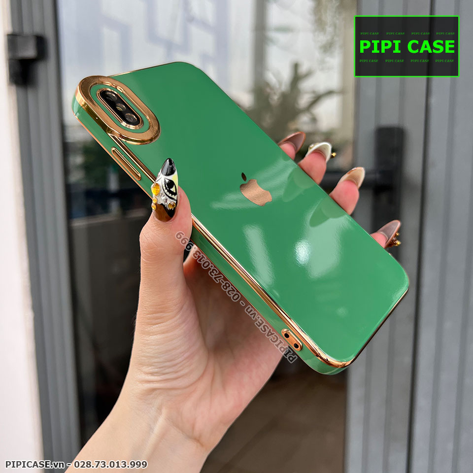 Ốp Lưng iPhone X / XS - Dylan - Xanh Lá
