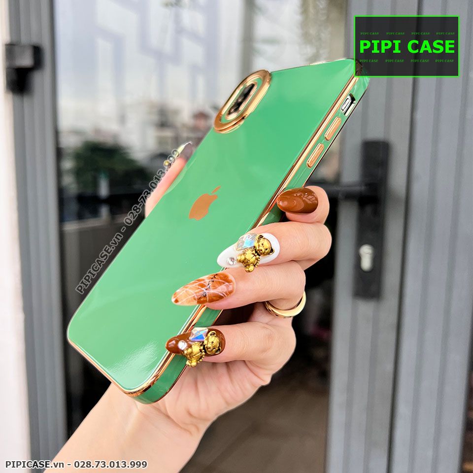 Ốp Lưng iPhone X / XS - Dylan - Xanh Lá