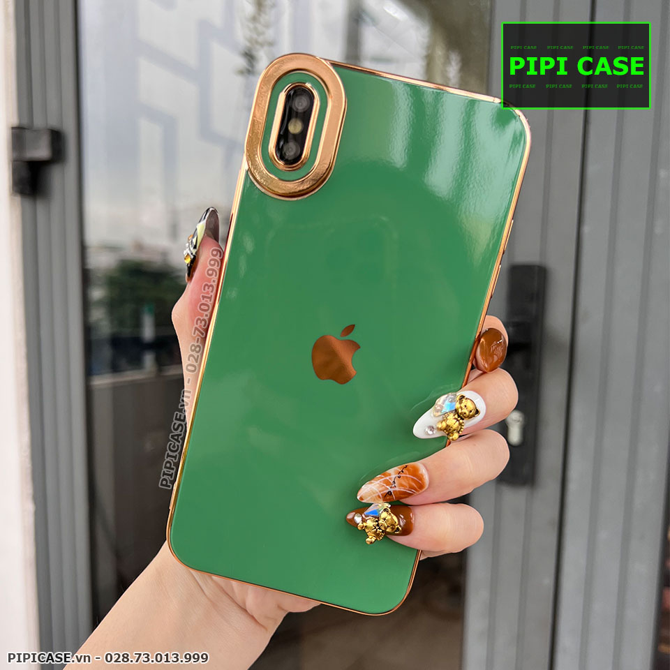 Ốp Lưng iPhone X / XS - Dylan - Xanh Lá