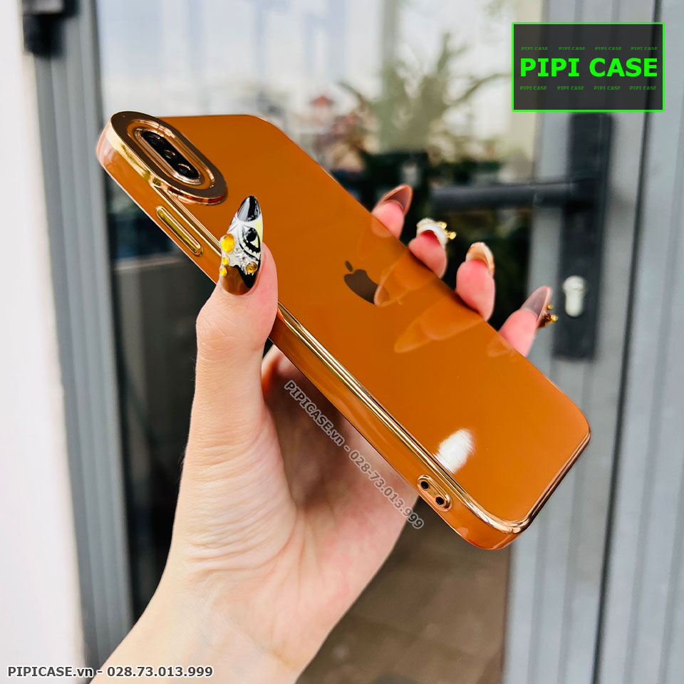 Ốp Lưng iPhone X / XS - Dylan - Nâu