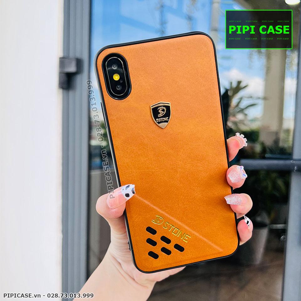 Ốp Lưng iPhone X / XS - DStone - Nâu