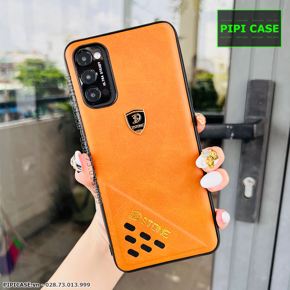 Ốp Lưng Oppo Reno 4 - DStone - Nâu