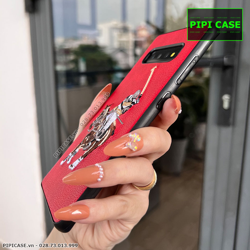 Ốp Lưng Samsung S10 Plus - Cohn - Đỏ