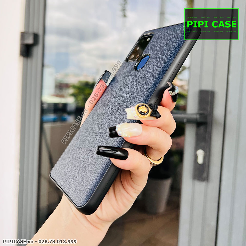 Ốp Lưng Samsung A21S - Robert - Xanh Đen