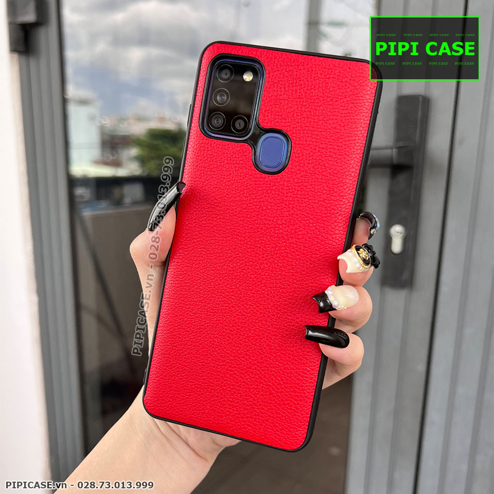 Ốp Lưng Samsung A21S - Robert - Đỏ