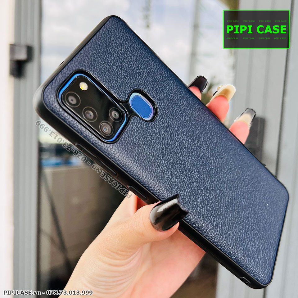 Ốp Lưng Samsung A21S - Robert - Xanh Đen