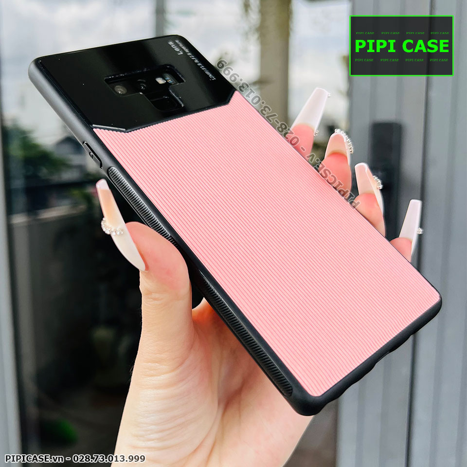 Ốp Lưng Samsung Note 9 - Lens Sọc - Hồng