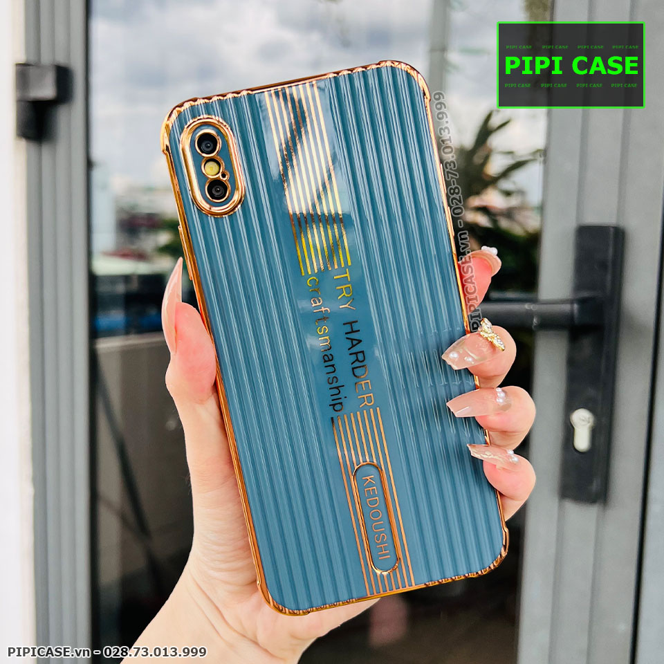 Ốp Lưng iPhone X / XS - Leo - Xám