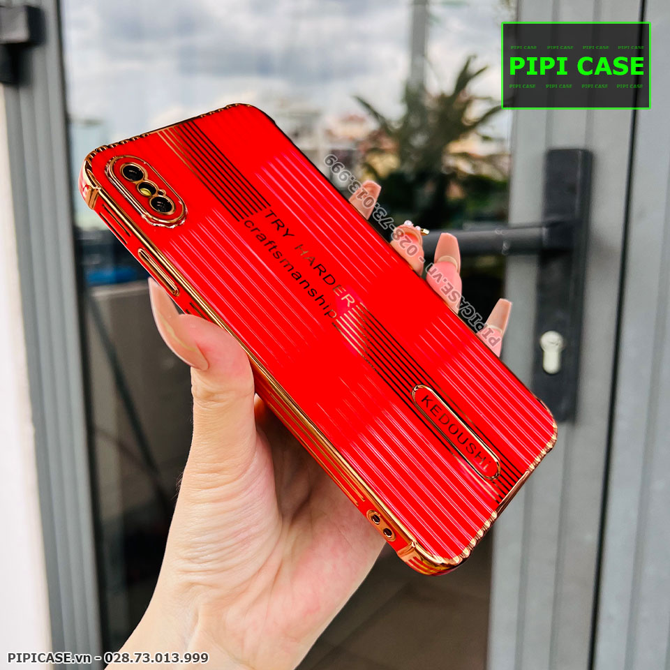 Ốp Lưng iPhone X / XS - Leo - Đỏ
