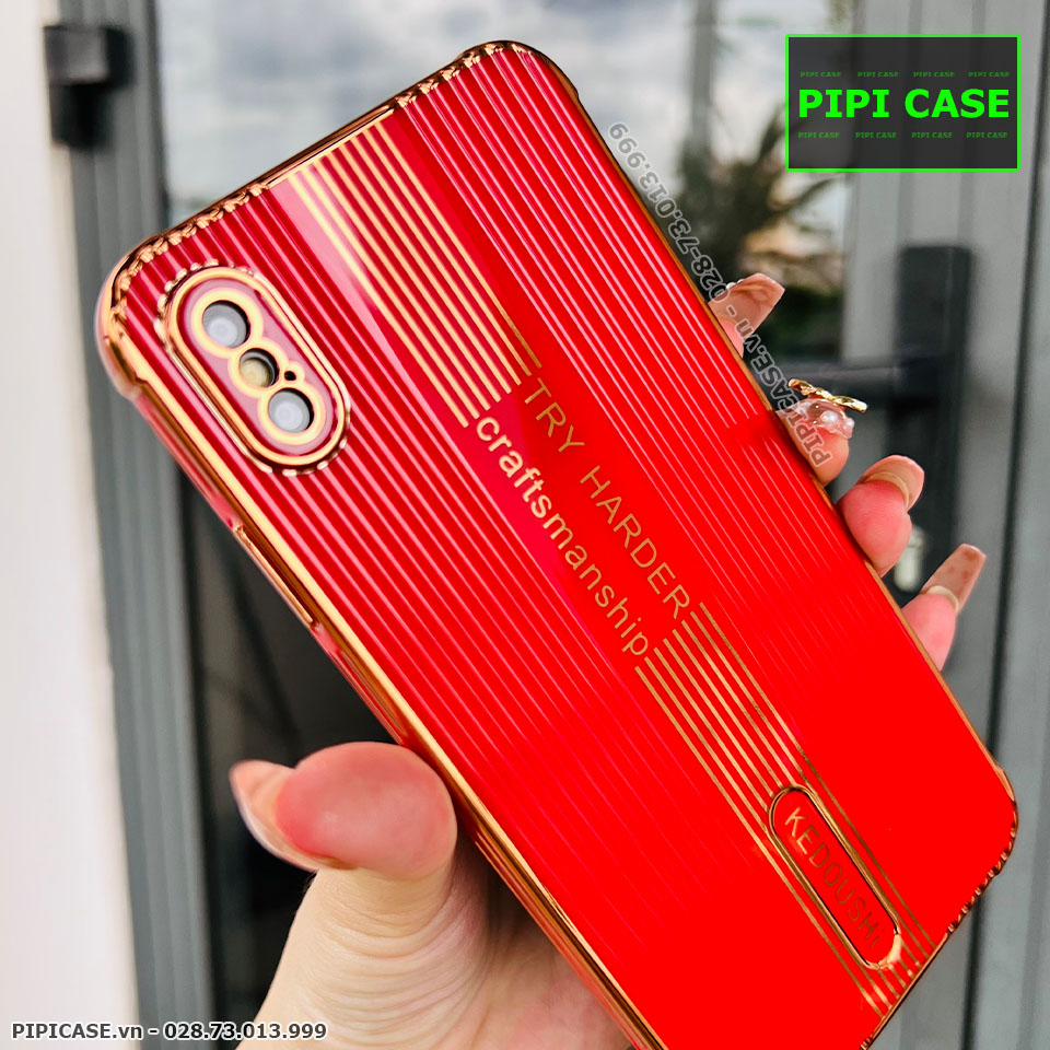 Ốp Lưng iPhone X / XS - Leo - Đỏ
