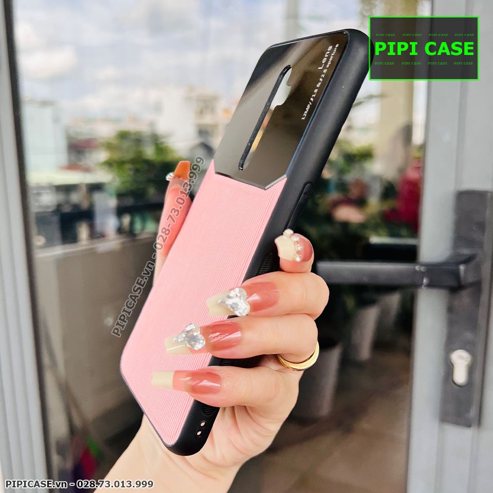 Ốp Lưng Oppo Reno 2F - Lens Sọc - Hồng