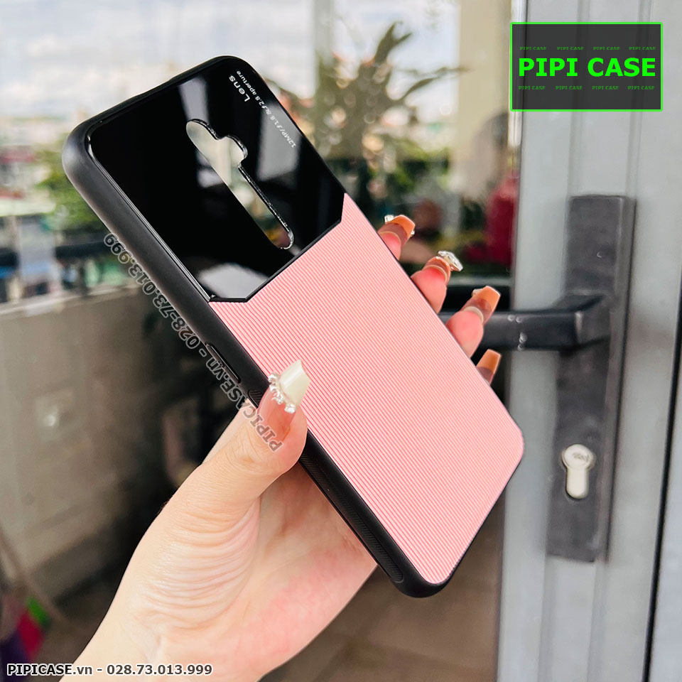 Ốp Lưng Oppo Reno 2F - Lens Sọc - Hồng