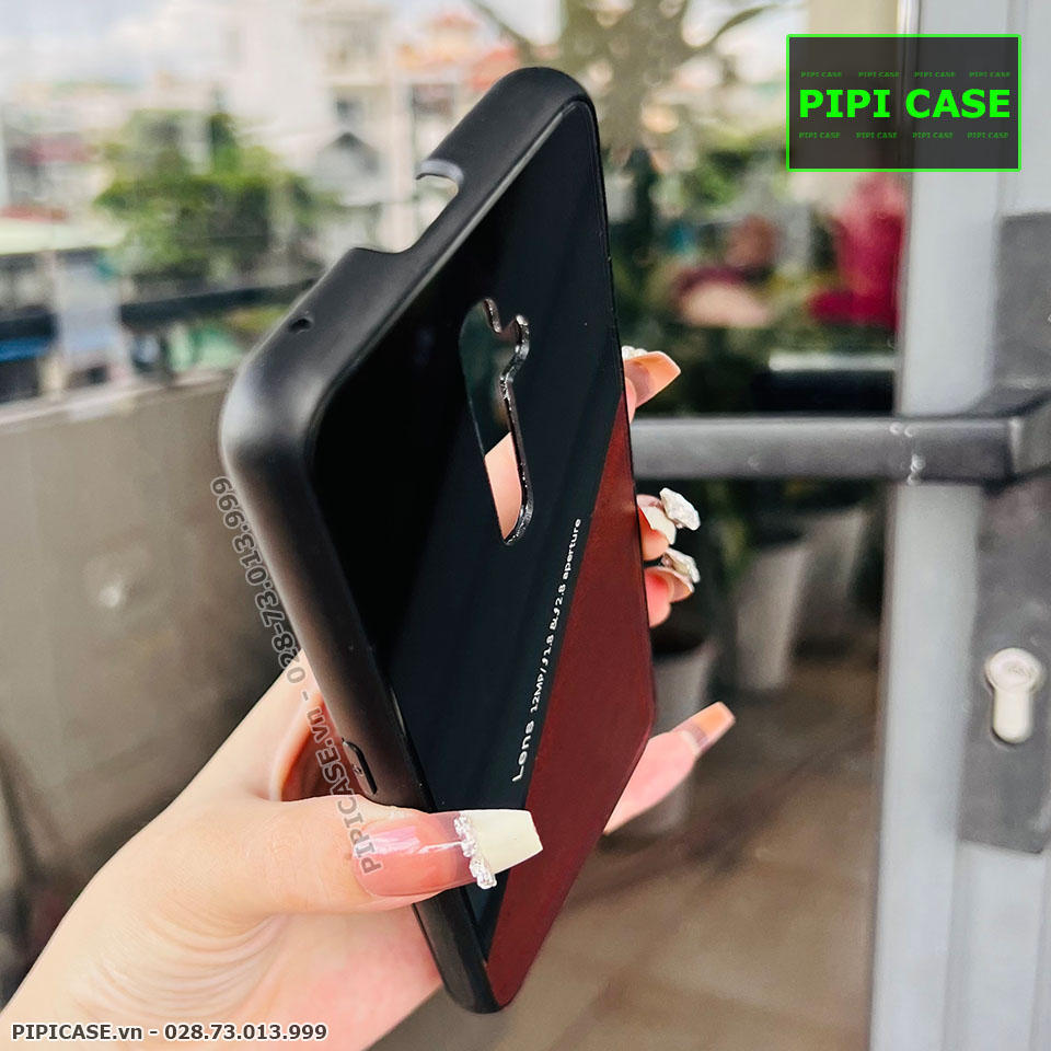 Ốp Lưng Oppo Reno 2F - Lens Da - Nâu