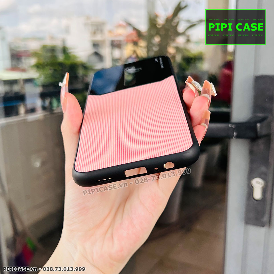 Ốp Lưng Oppo Reno 2F - Lens Sọc - Hồng